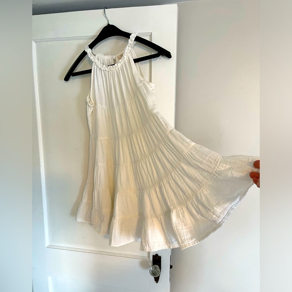 White mini dress